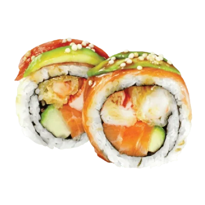Saskatoon Best Sushi - Rainbow Roll