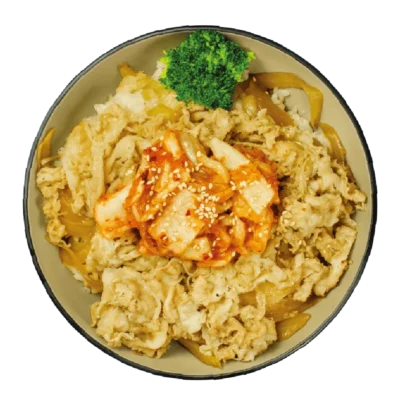 Gyudon with Kimchi